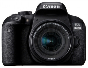 Lustrzanka Canon EOS 800D + ob. 18-55 f/4.0-5.6 IS STM