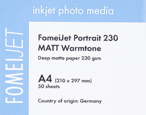 Papier Foto Fomei Portrait Matt A4/50 G230 EY5973 Warmtone