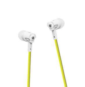 Słuchawki przewodowe z mikrofonem Superbee - żółte