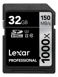 Karta pamięci Lexar SDHC 32GB 1000x 150MB/s UHSI-II