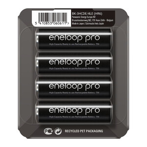 Akumulatorki Panasonic ENELOOP PRO R6/AA 2500mAh 4szt sliding pack (BK-3HCDE/4LE)