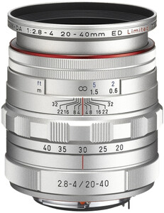 Obiektyw Pentax DA 20-40 mm f/2,8-4 ED Limited srebrny