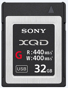 Karta pamięci Sony XQD G 32GB 440/400 mb/s