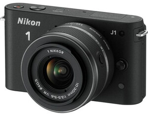 Aparat cyfrowy Nikon 1 J1 czarny  + ob. 10-30