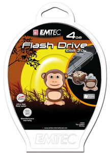 Emtec Pendrive 4GB M322 Małpka
