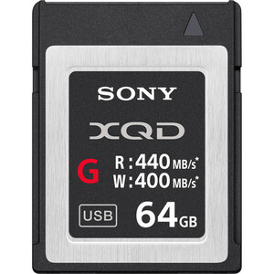 Karta pamięci Sony XQD G 64GB 440 mb/s / 400mb/s QDG64E-R - wysyłka w 24H