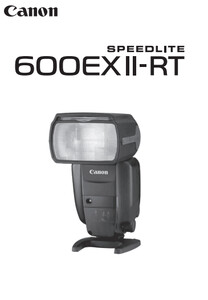 Instrukcja obsługi PL do lampy błyskowej Canon 600 EX II-RT