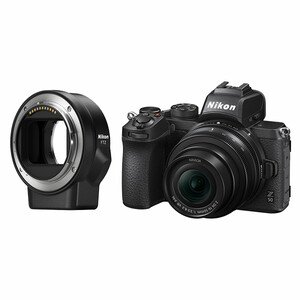 Aparat cyfrowy Nikon Z50 + ob. 16-50 mm DX + adapter FTZ