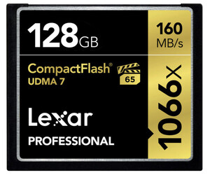 Karta Lexar CompactFlash 128GB 1066x 160MB/s 