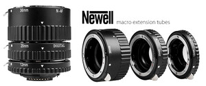 Zestaw pierścieni pośrednich auto Newell AF do Nikon - z plastikowym bagnetem