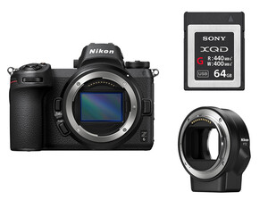 Aparat cyfrowy Nikon Z6 body + adapter Nikon FTZ + Karta Sony XQD 64GB