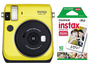 Aparat FujiFilm Instax Mini 70 żółty + papier Instax Mini