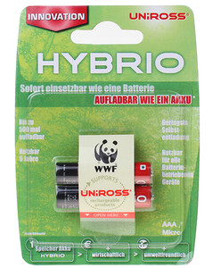 Akumulatory UniRoss Hybrio 2xAAA 800mAh