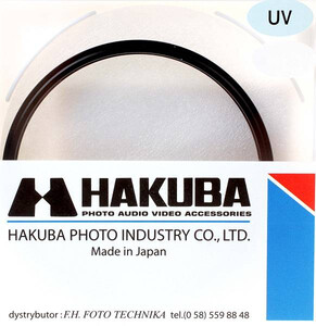 Filtr UV Hakuba 72 mm (japan)