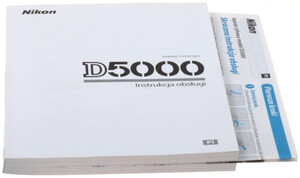 Nowa oryginalna instrukcja obsługi PL do Nikon D5000 + skrócona instrukcja obsługi