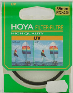 Filtr Hoya UV-G 58 mm