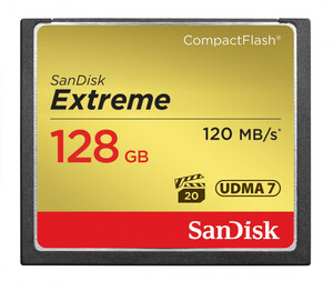 Karta Pamięci SanDisk CompactFlash 128GB Extreme 120MB/s