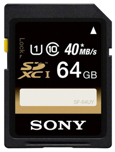 Karta pamięci Sony SDXC 64GB 40MB/s WYCOFANE brak możliwości zamówienia