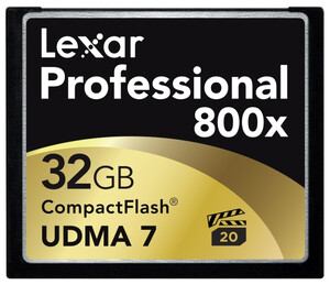 Karta Lexar CompactFlash 32GB 800x 120MB/s 4K