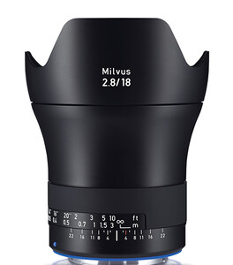 Obiektyw Zeiss Milvus 18 mm f/2.8 ZE Canon