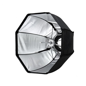 Softbox parasolkowy 50cm octagonalny do lamp aparatowych - reporterski