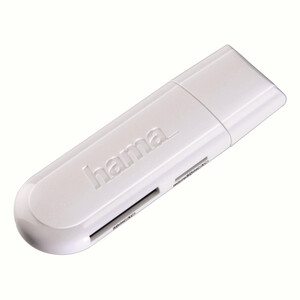 Czytnik kart Hama USB 3.0 biały UHS-I microSD SDHC