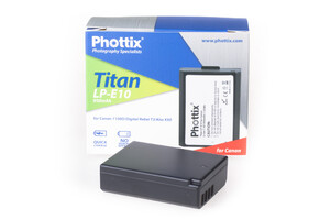 Akumulator Phottix TITAN LP-E10 Canon 1100D 1200D / Digital Rebel T3/ Kiss X50
