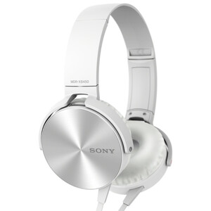 Słuchawki z mikrofonem i pilotem Sony XB450AP Extra Bass silver