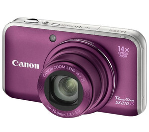 Aparat cyfrowy Canon SX210 IS Purpurowy