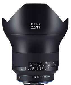 Obiektyw Zeiss Milvus 15 mm f/2.8 ZE Canon
