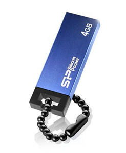 PENDRIVE Silicon Power 4GB TOUCH 835 BLUE