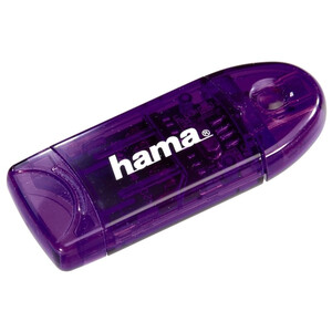 Czytnik kart Hama USB SDHC/MMC purpurowy UHS-I