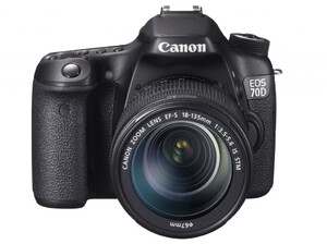 Lustrzanka Canon 70D + ob. 18-135 IS STM 2 lata Gwarancji