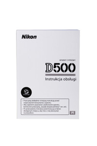 Instrukcja obsługi Nikon D500