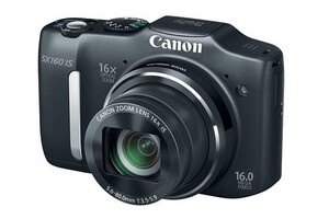 Aparat cyfrowy Canon PowerShot SX160 IS czarny