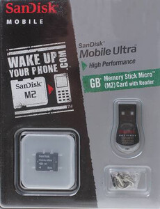 SanDisk MS Micro (M2) 2GB Mobile Ultra + czytnik