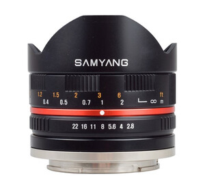 Obiektyw Samyang 8 mm f/2.8 Fish-eye / Sony Nex